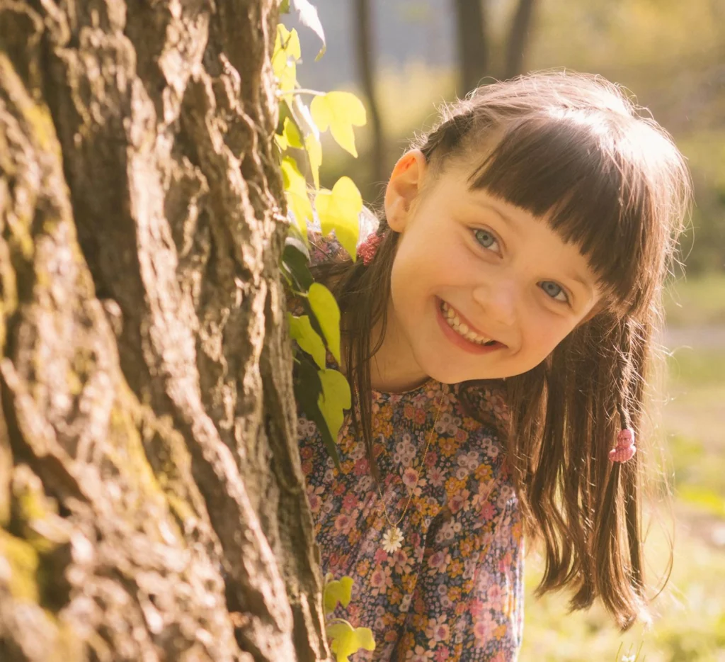 Bambina che sorride
